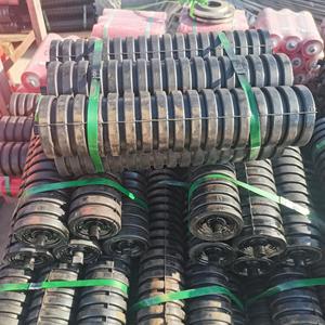 Groothandel Retail Hoge Kwaliteit Rubber Lage Wrijvingscoëfficiënt Buffer Idler Voor Staalfabriek - Product Image 4