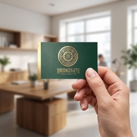 Carte de visite YPT avec impression offset sur papier offset, surface gaufrée, papier artistique, logo