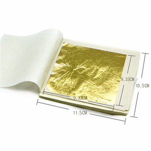 99% teneur en <span class=keywords><strong>or</strong></span> 9.33*9.33cm 24K véritable <span class=keywords><strong>feuille</strong></span> <span class=keywords><strong>d</strong></span>'<span class=keywords><strong>or</strong></span> véritable feuilles de papier comestibles nourriture soins de la peau vraies feuilles de <span class=keywords><strong>feuille</strong></span> <span class=keywords><strong>d</strong></span>'<span class=keywords><strong>or</strong></span> - Product Image 2