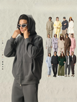 Sweat à capuche zippé sur mesure en petite série 400G pour homme, motif écailles de dragon, en tissu éponge, coupe oversize, style streetwear décontracté, marque privée