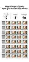 XY 24-Stunden Selbstbedienungs-Kombi-Verkaufsautomat für Hamburger, Hot Dogs, Suppe mit QR-Code, Edelstahl, ADA-konform, SDK Cloud-basiert