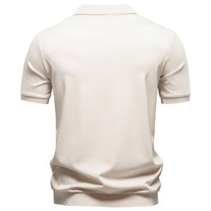 <span class=keywords><strong>Polo</strong></span> Printemps/Été 2026 à texture lisse et fluide pour hommes d'affaires avec col à revers - <span class=keywords><strong>Polo</strong></span> pour hommes - Product Image 2