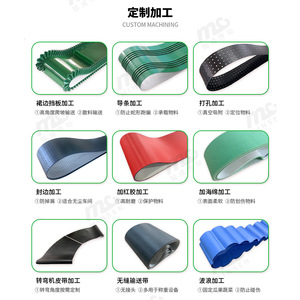 Bande transporteuse industrielle Mc en PVC vert antistatique pour ligne de production, sur mesure - Product Image 2