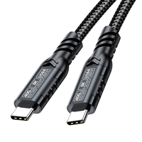 Menyediakan pabrik 240W Thunderbolt 4 USB4 C 8K Video PD Tipe C kabel 40Gbps jaket nilon Hard Disk Thunderbolt 4 kabel USB C Pro