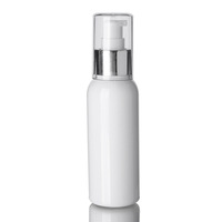 100/120/150/250/300/200ml Lotion Pompe Bouteille Blanc PET En Plastique Poudre Libre Nettoyant Visage Parfum Masque Soins De La Peau Emballage