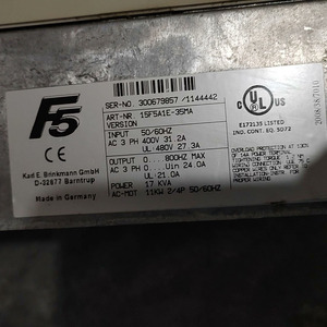 ตัวควบคุมไดรฟ์ AC รุ่น 15F5A1E-35MA 11 กิโลวัตต์ - Product Image 2