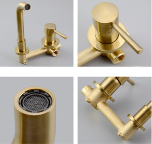 Generale Muro del Bagno Montato Rubinetto Del Bacino Del Lavabo Lavandino Rubinetto <span class=keywords><strong>Miscelatore</strong></span> Con Il Rubinetto di Acqua di Scarico - Product Image 3