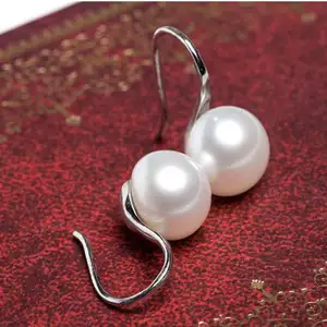 Glamour Earrings Sale Natural Freshwater Pearl Earrings Korean Fashion C380