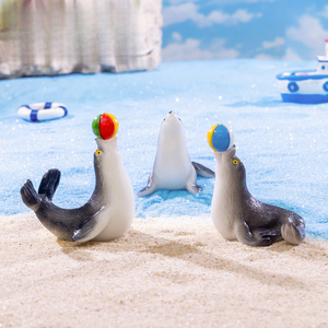 Figuras de Animales Marinos en Miniatura Weij, Decoraciones y Accesorios para Paisajismo Marino y de <span class=keywords><strong>Playa</strong></span>, para Entusiastas del Escritorio - Product Image 2