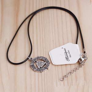 Joyería pagana amuleto Valknut collar vikingo amuleto eslavo colgante Guerrero escandinavo símbolo de Odín de collar nórdico para hombres - Product Image 4