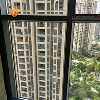 Ventana de PVC de Alta Resistencia con Refuerzo de Acero Galvanizado, Ventana Abatible de PVC de Alta Seguridad para Apartamento