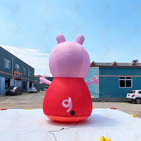 Ballon gonflable personnalisé Zhenmei, mascotte cochon, personnages du film Peppa Pig, taille et couleur personnalisables