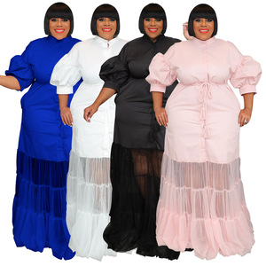Nouvelle Robe Cardigan Élégante Mi-Longue en Maille à Manches Courtes pour l'Automne, Modèle Européen et Américain, Grande Taille, Décolleté Plongeant - Product Image 6