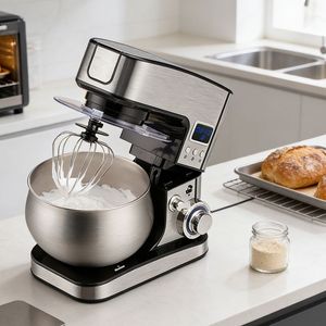 Batteur mélangeur de pâte compact de qualité supérieure pour chef pâtissier, mélangeur <span class=keywords><strong>universel</strong></span> sur socle pour usage domestique et commercial - Product Image 5