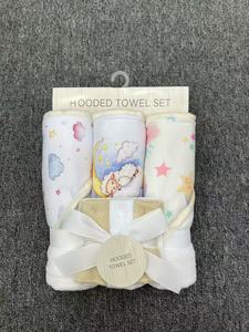 J235XL Juego de 6 Toallas con Capucha y Paños para Bebé, Manta Suave para Recién Nacido, Juego de Toallas de Baño para Bebé, Regalo para <span class=keywords><strong>Baby</strong></span> Shower - Product Image 3