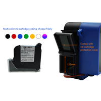 Impresora Digital de Inyección de Tinta Portátil, Mini Máquina de Codificación de Fechas, Dispositivo de Codificación de Alta Resolución para Impresión de Logotipos y Texto