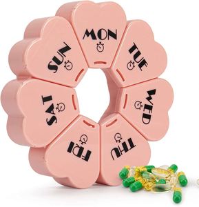 Ventes chaudes - Boîte à pilules hebdomadaire en forme de fleur - Organisateur de rangement pour médicaments - Product Image 1