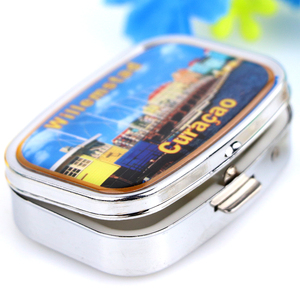 Metal Pill Box 2022 Popular Product Shing Silver Metal Stainless Steel Pill Box