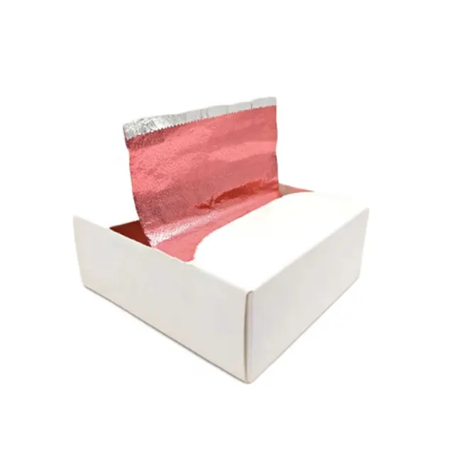 Customized Precut Embossed Hairdressing Foil Pop Up Hair Foil Colored Box