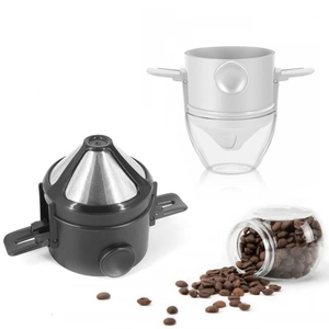 แก้วกรองกาแฟพกพาแบบพับได้สองชั้น ทำจากสแตนเลส 304 สำหรับขายส่ง - Product Image 4