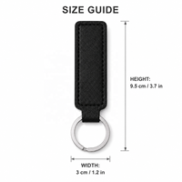 Porte-clés minimaliste en cuir PU, mignon, en forme de cœur, rond, rectangulaire, pour clés de voiture, porte-clés, breloque de sac, pendentif, accessoire, cadeau
