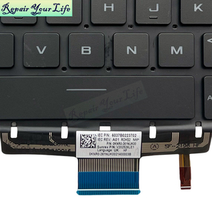 Teclado de ordenador portátil retroiluminado Reino Unido RGB para <span class=keywords><strong>ASUS</strong></span> ROG <span class=keywords><strong>Zephyrus</strong></span> GU603ZW GU603ZX GU603ZM <span class=keywords><strong>G15</strong></span> GA503QC GA503QM GA503QR GA503Q 0KNR0-261NUK00 - Product Image 4