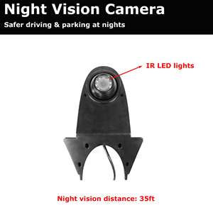 Cámara de respaldo de marcha atrás universal a prueba de agua para Van RV Gran angular CVBS AHD Cámara de coche - Product Image 5