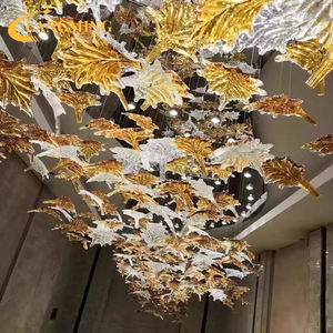 계단 샹들리에 빛 럭셔리 크리스탈 로프트 아파트 빌라 듀플렉스 바닥 거실 빈 회전 나비 긴 샹들리에 - Product Image 6