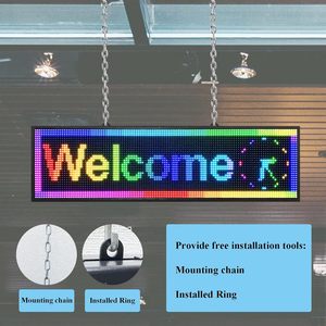 Insegna LED P10 per Esterni 52"x14" RGB a Colori Completi, Programmabile via WiFi, Display Luminoso per Messaggi Scorrevoli, Soluzione Perfetta - Product Image 2