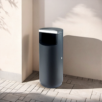 Traust Commercial Metal Garbage Bash Trash Bin Traust Structure debout pour les parcs de rue publics Type Seau de stockage