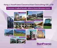 Mur-rideau en diamant Unite Design, mur-rideau paramétrique unitaire, système de mur-rideau extérieur, revêtement moderne en aluminium