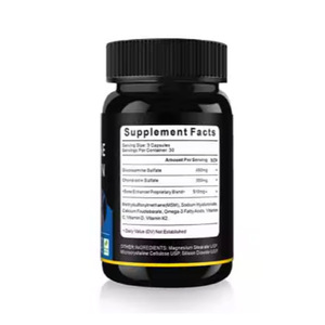 Capsules OEM <span class=keywords><strong>de</strong></span> <span class=keywords><strong>Glucosamine</strong></span>, Chondroïtine <span class=keywords><strong>Sulfate</strong></span> et MSM, 90 unités, certifiées Halal, pour la santé des articulations et le soutien <span class=keywords><strong>de</strong></span> la densité osseuse - Product Image 5