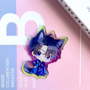 Móc Khóa Nhựa Acrylic Thiết Kế Logo Hình Ảnh Màu Tùy Chỉnh Móc Khóa Làm Epoxy Nhựa Rìa Với Nhiều Họa Tiết HD Khác Nhau - Product Image 4