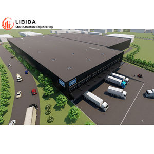 中国工厂定制设计廉价工业快速建筑预制钢金属仓库建筑 - Product Image 2