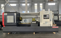 Tour CNC à banc horizontal CK6180, portée de coupe 800 mm, alésage de broche 105 mm, système GSK, pour tournage de métaux