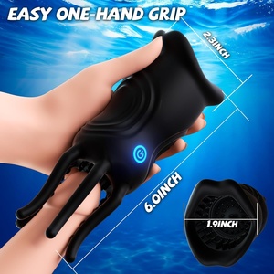 Dispositivo de Masaje para Retrasar la Eyaculación Masculina, 10 Frecuencias de Vibración, 9 Modos, Control por Aplicación, Resistente al Agua, Carga USB - Product Image 6
