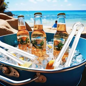 Plastic Serving Tongs Disposable Plastic Tongs Clear Kitchen <b>Small</b> Serving Utensils for Serving for Party - Product Image 5