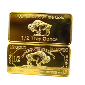 Tùy chỉnh theo chủ đề khối thu thập vàng miếng mạ vàng miếng không thường xuyên Hình Đồng Xu Kỷ Niệm tiền xu vuông kỷ niệm khối - Product Image 1