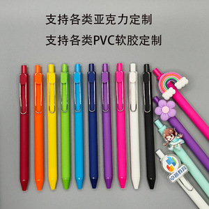 Stylo gel à bouton-poussoir, pointe en plastique, durable, papeterie de bureau, fabriqué en Chine, YX028 - Product Image 5