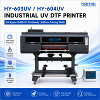 Imprimante UV DTF haute vitesse 600 mm avec 4 têtes d'impression Epson I3200-U1 pour l'impression d'autocollants sur verre, métal, acrylique, plastique