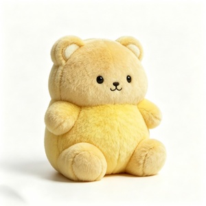 Customized Minimalist Gradient <b>Bear</b> Plush Cozy <b>Bear</b> Plushie <b>Cute</b> <b>Bear</b> Plush Kids Soft Yellow Decor Plush PP Cotton Filled 0-24 - Product Image 4