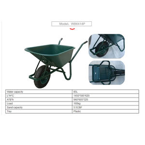 चीन में किए गए औद्योगिक उद्यान भारी शुल्क धातु व्हील बैरो निर्माण Wheelbarrow - Product Image 4
