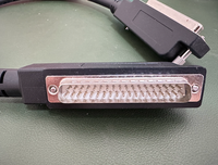 Câble d'extension blindé noir DB37 mâle-femelle, conducteur en cuivre pur, isolation PVC, pour connexion série RS232 informatique