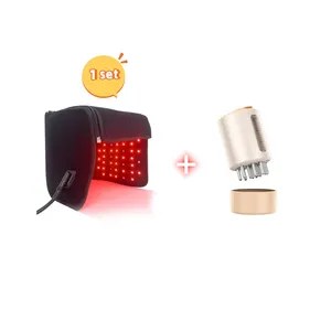 Led ánh sáng màu đỏ điều trị Mũ bảo hiểm tăng trưởng tóc hat Red & hồng ngoại liệu pháp Ánh Sáng Thiết bị cho điều trị rụng tóc tóc mọc lại hat