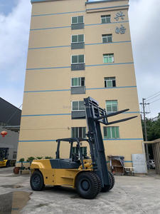 Nuevas carretillas elevadoras <span class=keywords><strong>10</strong></span> <span class=keywords><strong>Ton</strong></span> 12 <span class=keywords><strong>Ton</strong></span> 15 <span class=keywords><strong>Ton</strong></span> 16 <span class=keywords><strong>Ton</strong></span> Carretilla elevadora diésel grande para carga y descarga Puerto de contenedores Muelle Uso logístico - Product Image 2