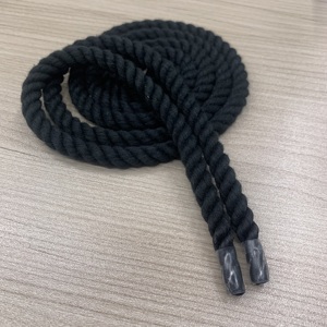 Lacci delle scarpe attorcigliati in cotone colorato di pizzo rotondo rotondo in poliestere da <span class=keywords><strong>8mm</strong></span> con punte trasparenti per scarpe schiacciate - Product Image 6