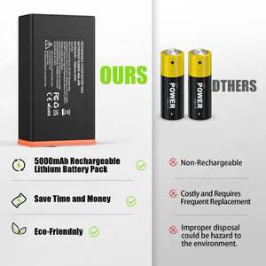 Paquete de 2 Baterías Recargables de Iones de Litio de 6000 mAh de la Serie Moultrie Edge, Directamente de Fábrica, para Cámaras Edge/EDGE PRO/EDGE 2/EDGE 2 PRO - Product Image 6