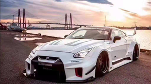 Kit de carrosserie de haute qualité pour 08-19 <span class=keywords><strong>Nissan</strong></span> <span class=keywords><strong>GTR</strong></span> R35 mise à niveau LB V3 Style Kit de carrosserie pare-chocs avant arrière jupe latérale capot garde-boue becquet - Product Image 4