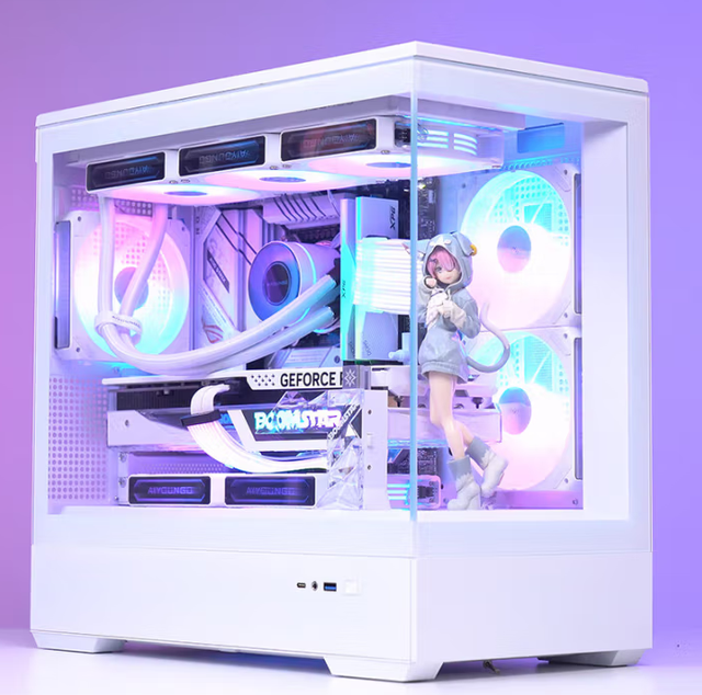 Aigo Lan MATX Pure White Gaming case