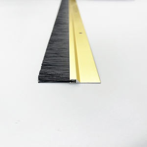 פס אטימה מגומי PVC 013003, מברשת איטום מרוכבת, פסי איטום דביקים, מברשת תחתונה לדלת זכוכית מאלומיניום - Product Image 5